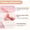 3 Pcs Plastic Folding Ruler Sets, 30cm 3 Color Geometric