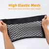 HONZUEN Pack of 2 Mesh Bag Boot Car, Car Luggage