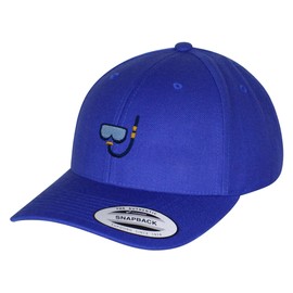 JPAK Snorkel Curved Bill Snapback Outdoor Cap Diving Ocean Royal