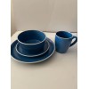 melangie Melange Stoneware 16 Piece Dinnerware Set Moderno Blue 4