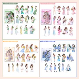 Scrapbooking Bullet Journal Accessories Stickers Set of 120 Flowers Girls Stickers PET Scrapbooking Stickers for DIY Aesthetic Scrapbook, Journaling, Photo Album, Calendar, Notebook Album Stickers