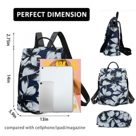 Fmeida Backpack Womens Anti Theft Rucksack Handbag for Women Travel