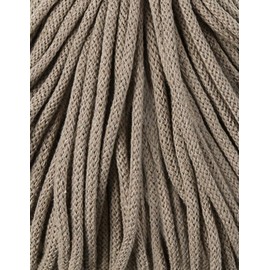 Bobbiny Macrame Braided Cord, 5mm, 100m, Coffee