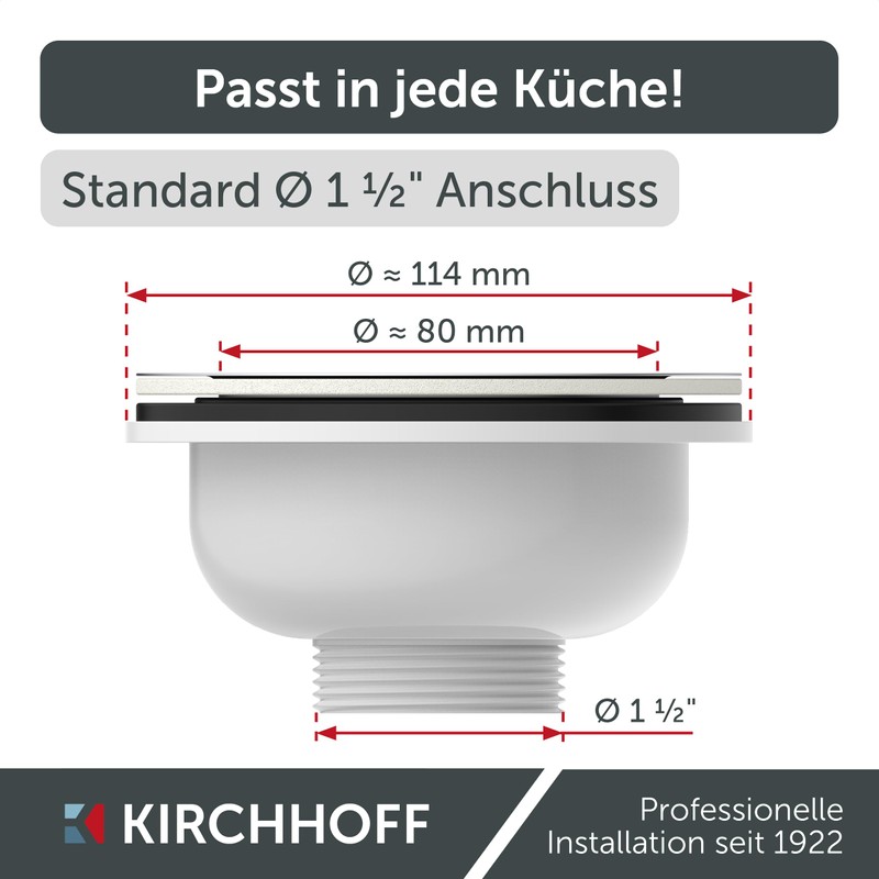 KIRCHHOFF 98835240 Strainer Basket Valve Diameter 114 mm 1½ Inch