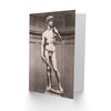 Artery8 Michelangelo Art Card Statue of David Vintage Photograph