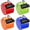 4 Pack Clicker Counter Handheld,Handheld Tally Counter 4 Digit Mechanical