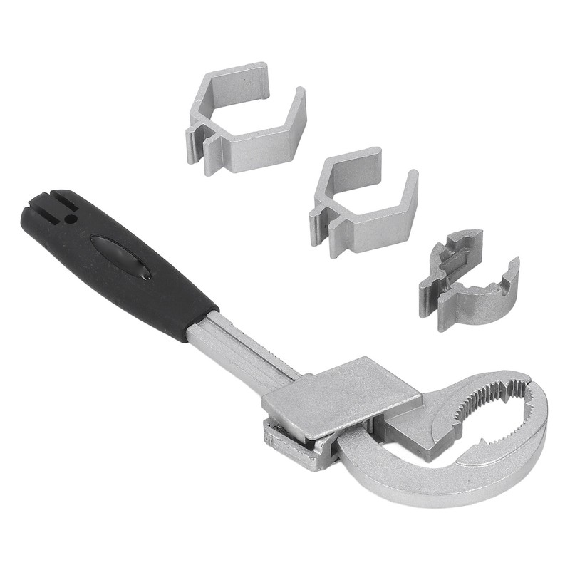 Multifunctional Wrench Double Ended Adjustable Opening Aluminium Alloy for Basin