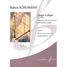 シューマン: アダージョとアレグロ Op.70/ビヨドウ社/オーボエとピアノ