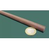 Micarta Phenolic LE Linen Rods: 0.437" (7/16) Diameter x 24"