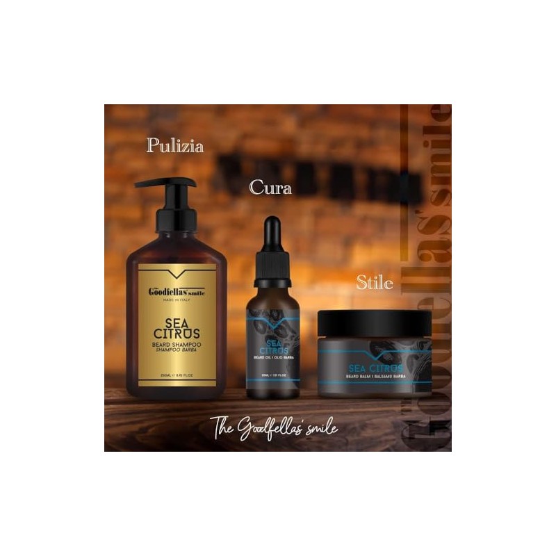 THE GOODFELLAS' SMILE Champú Nutritivo para Barba Sea Citrus 250ml