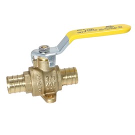 XFITTING Barb Crimp Pex 3/4 Inch Ball Valve With Drop Ear, 24-3-4=1XX, 1 Piece