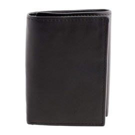 Men's Stafford Leather RFID Trifold Wallet Black