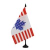 AZ FLAG - Friendship USA Canada Table Flag 21 x