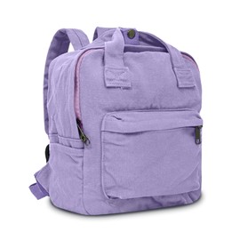 Boziee Small Backpack Women's Canvas / Cord City Backpack Backpacks Daypacks Backpack Handbags Children's Backpacks for School Travel Work Women Girls Teenagers Unisex Small Size, purple