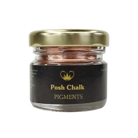 Posh Chalk PC0202 Pigment Powder- Copper 30ml - Vibrant Color Mix - DIY Craft, Upcycling, Art - Wood, Glass, Metal, Fabric - Indoor + Outdoor Use – High Coverage - Customizable