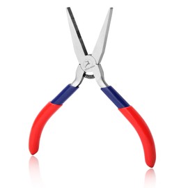 GOLD DEER Mini Flat Nose Pliers - Multifunction Precision Jewelry Making Tools - Duck Billed, Bending, Straightening, Wire Bending, Wrapping, Forming