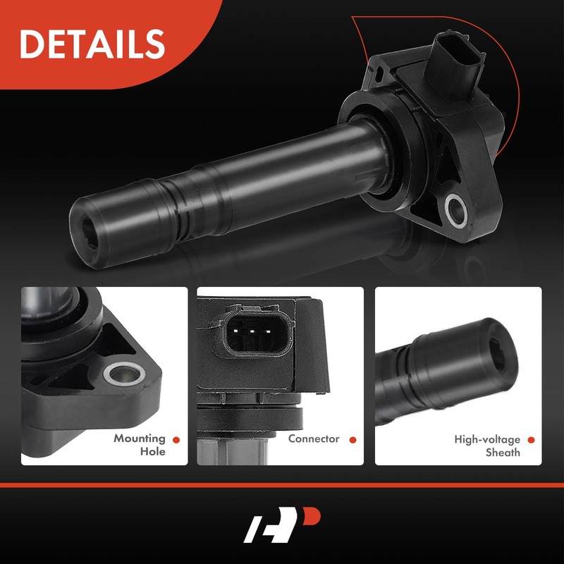 Paquete de bobinas de encendido de motor A-Premium compatibles con