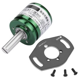 Hall Sensor Resolution, 0-360° Rotating Encoder, 0.088° Resolution Angle Sensor, Hall Effect, Potentiometer, Analog Converter, Rotary Displacement, Non-Contact Instrument, DC 5V Output Full Circle