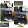 CHEAYAR New matt Black Look Interior Door Handle Panel Cover