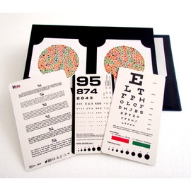 KASHSURG Ishihara's Book for Colour Deficiency 38 Plates with Pocket Eye Charts Unknown Binding