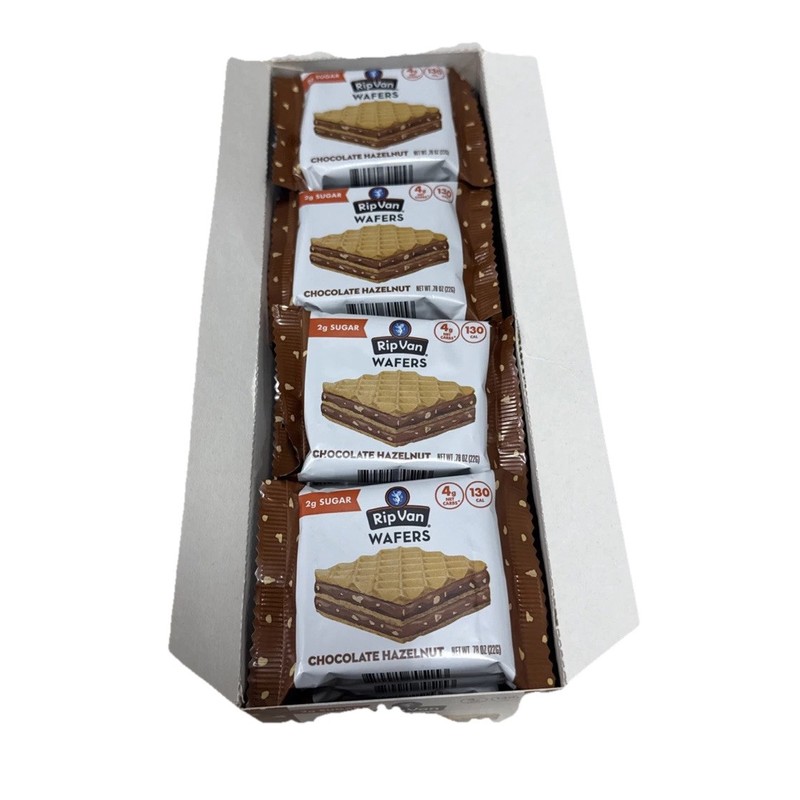 Rip Van Chocolate Hazelnut Wafer Cookies 16 Count EXP: 09/24/25