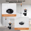 Hibbent Universal Drain Fitting, Pop-Up Valve for Sinks and Washbasins