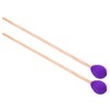 1 Pair Marimba Stick Mallets Beech Handle Xylophone Instrument Accessories