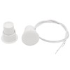 FOCMKEAS Recessed Wired Security Window Door Contact Sensor, Normally Open