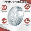 LECEHIVO 14 Pcs 293 4 Round Shallow Electrical Box Galvanized