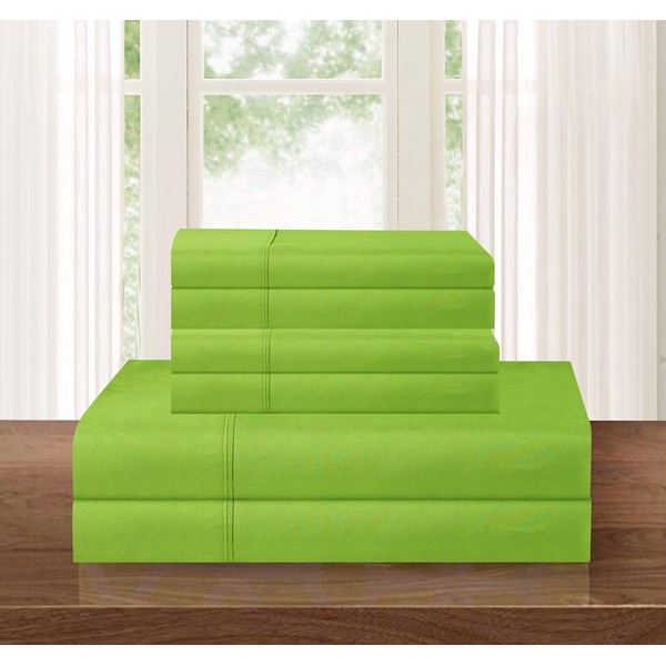 Elegant Comfort Luxurious Soft 1500 Thread Count Egyptian 6-Piece Premium