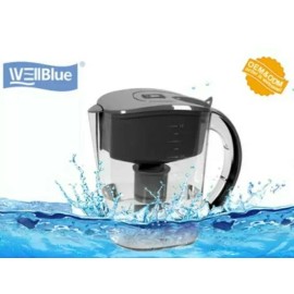 well Blue Alkaline Water Pitcher & Ionizer 3.5L Pure Healthy Water Cosmetic