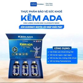 Zinc Supplement Kem Ada - bo sung khoang chat kem, 1 piece, 90 tablets / 아연 보충제 Kem Ada - bo sung khoang chat kem, 1개, 90정