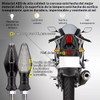 Paq 4 Pz De Direccionales Led Para Moto Doble Funciónn