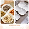 4PCS 4-Compartment Serving Trays for Party,Divided Serving Tray Snack Tray
