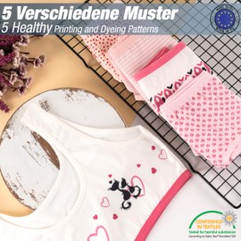 LOREZA ® 5 Bustier Wide Straps Bra Girls Cotton Sports Bra Size 140 - 170. - M-225, size: 164-170