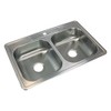 Transolid STDE33226-1 Kitchen Sink, 22 1/64" x 33" x 6",