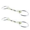 Enwye Horse Mouth Bit Stainl Steel Middle Rubber Flavour Loose