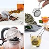 XUTONG 4PCS Snap Ball Tea Strainer,Stainless Steel Spoon Tea Ball