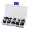 300 pcs Screws Nuts Washers Hex Socket Washers Hex Socket