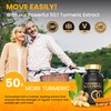Advanced Turmeric Capsules High Strength 3000mg, Boswellia & Black Pepper