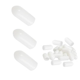 Qrity 20 PCS Rubber End Caps, Screw Thread Protectors, Rubber Covers for Screws, Screw Thread Protection End Cap, Vinyl Flexible End Caps, 3.5mm ID