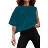Oversized Workout Shirts for Women XL Teal