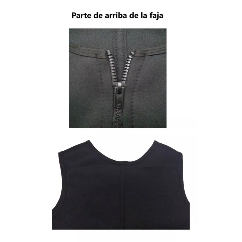 Blueroad Faja Chaleco Con Cierre Para Hombre Térmico Neopreno Gym