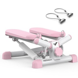 MERACH Steppers for Exercise, Mini Stepper with 330LBS Loading Capacity - Color: Pink