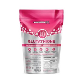 BioPharmX L-Glutathione 1500mg – High-Potency Glutathione Supplement for Antioxidant Support, Liver Detox & Immune Health – 60 Capsules