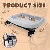 BALAPET Firm Bedside Cat Bed, Cat Bed with Soft Guardrail