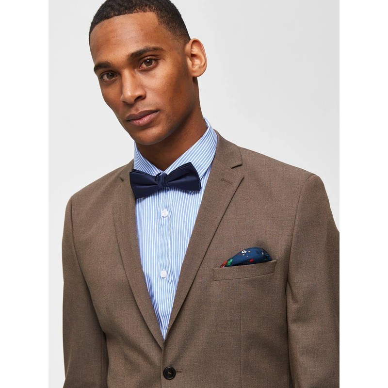 SELECTED HOMME Men's Slhnight Bowtie Noos B Bomber Hat, Blue