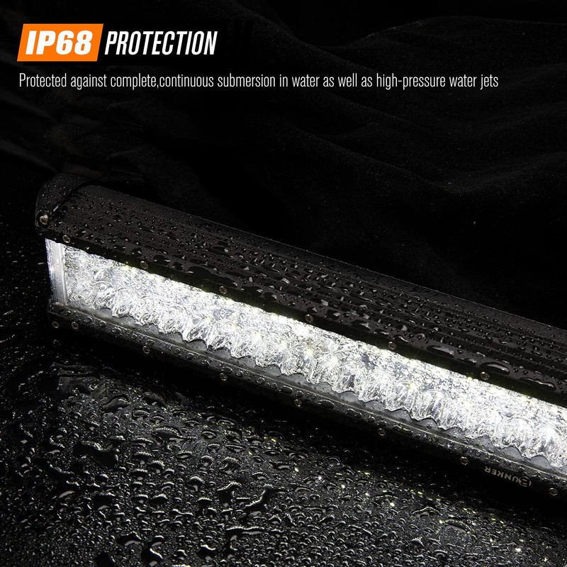 LITE-WAY 12 Inch 30000LM LED Light Bar for Truck, Boat,