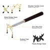 PATIKIL Retractable Billiards Cue Stick Bridge, Wooden Pool Cue Accessory