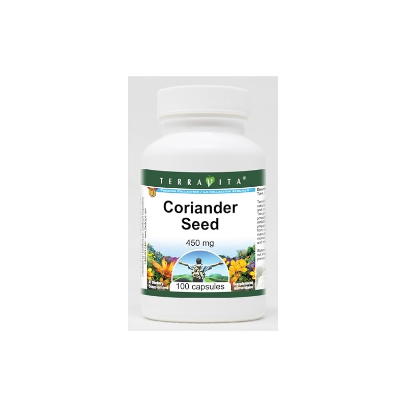 Coriander Seed - 450 mg (100 Capsules, ZIN: 511753) -